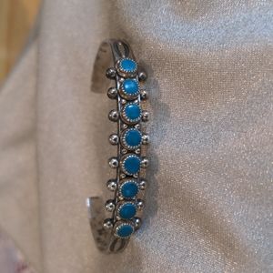 Vintage Navajo sterling cuff